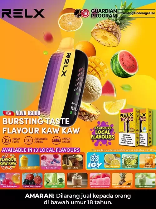 RELX Nova 16000 puffs